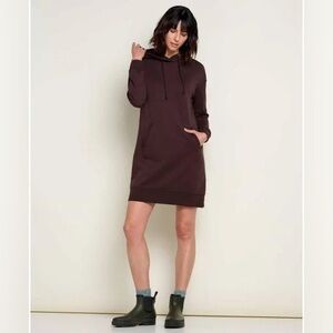 NWT: Toad&Co Hemp Daybreaker Dress in Carob